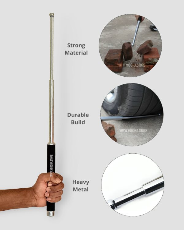 Personal Stick Security Professional Multitool Comfotable Grip Foldable Stick for Men and Women with Bag