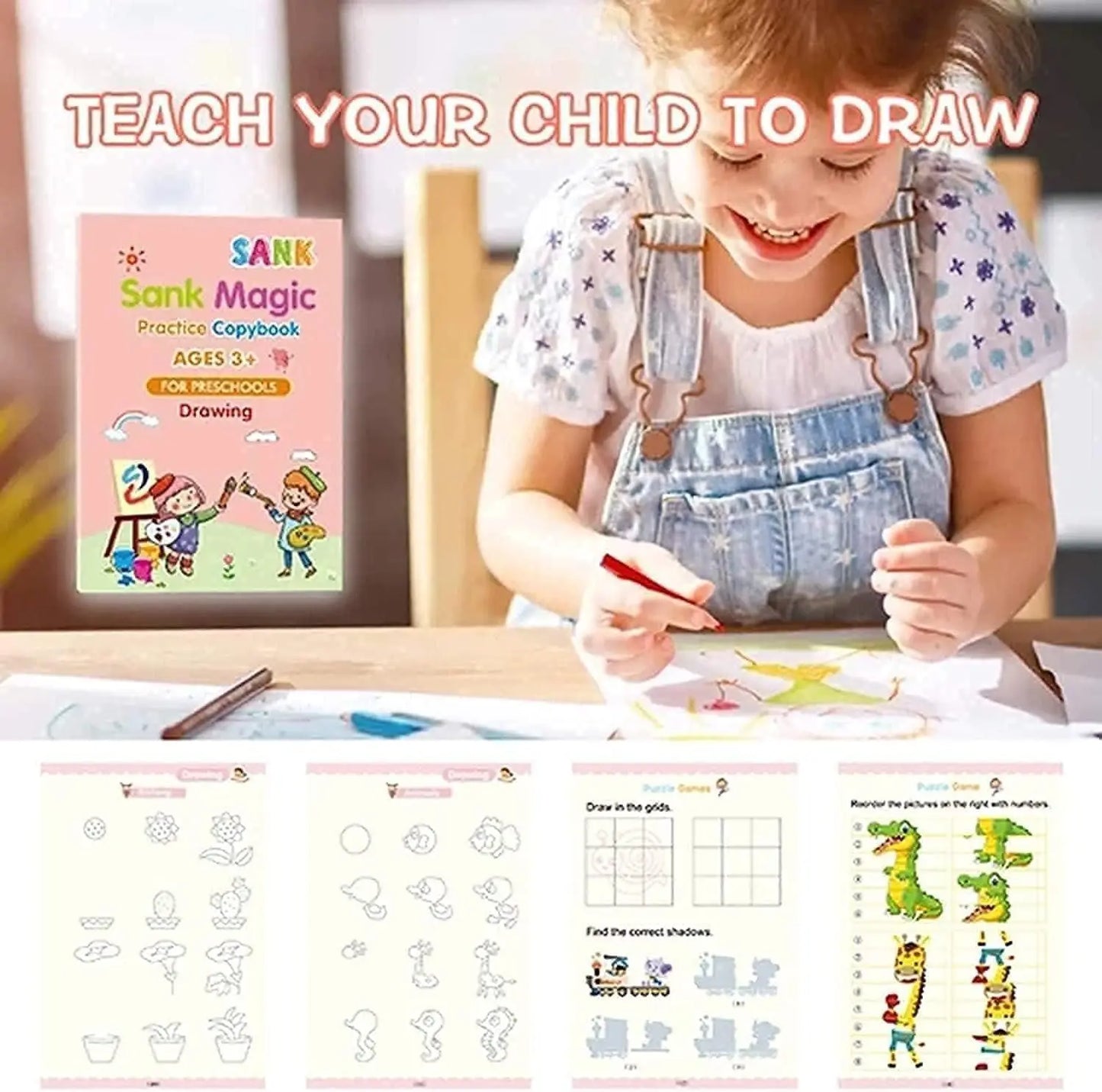 Magic Practice Copybook (4 Book + 10 Refill) (A-127)